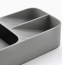 DrawerStore Compact Cutlery Organizer Grey