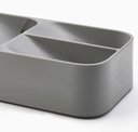 DrawerStore Compact Cutlery Organizer Grey