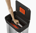 Titan Trash Bin Stainless Steel 30L