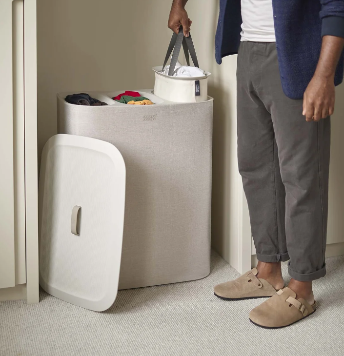 Tota Trio Laundry Basket Ecru 90L