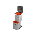 Totem Compact Waste Separation Bin Stainless 40L