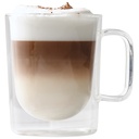 Barista Mod Latte Glass Mug 450ml 2pc
