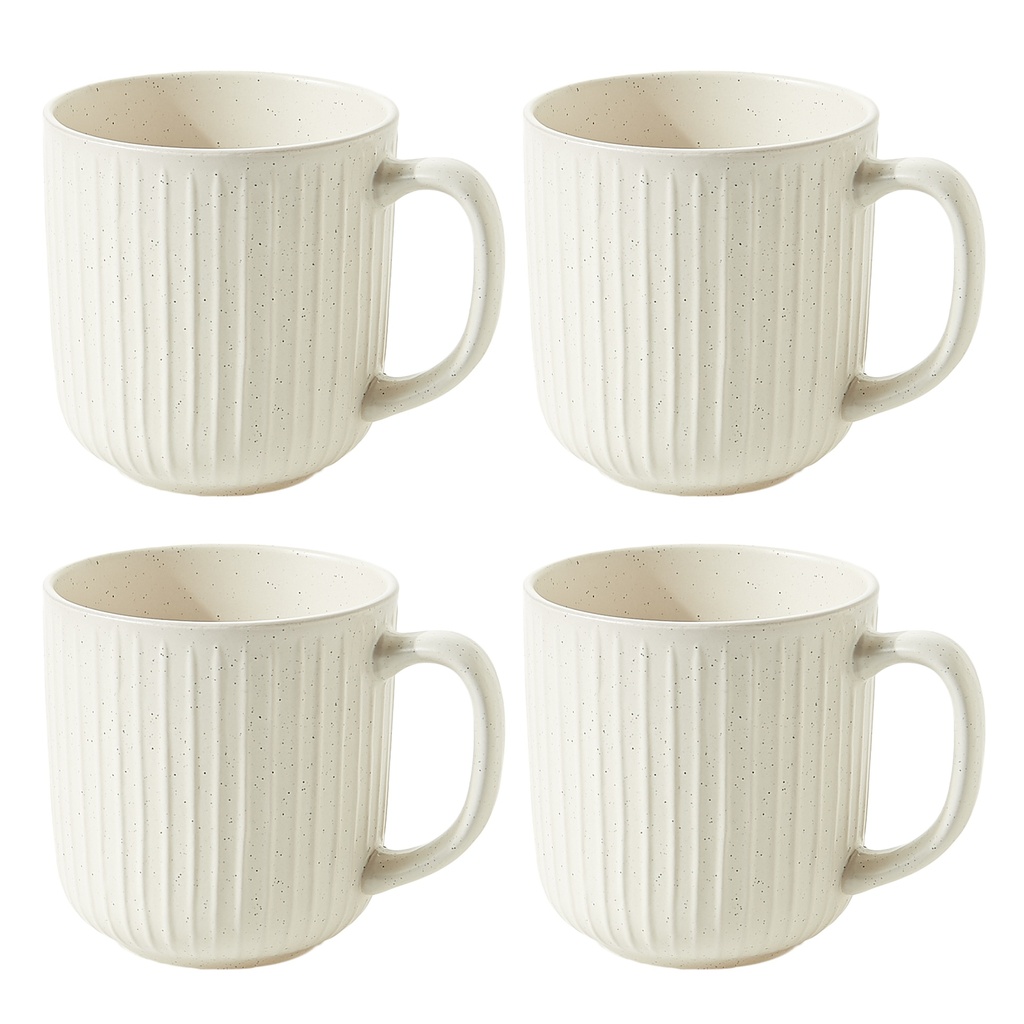 Sesame Bone Mugs 4pc
