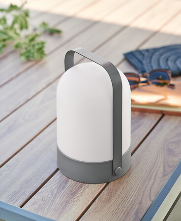 Jerta Outdoor Lamp Grey 9in