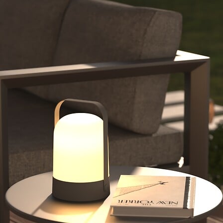Jerta Outdoor Lamp Grey 9in