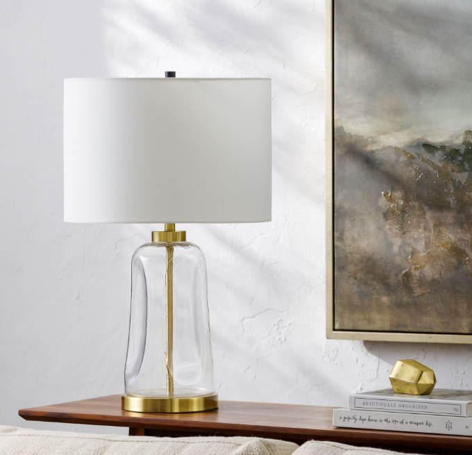 Fidel Table Lamp Gold 24in