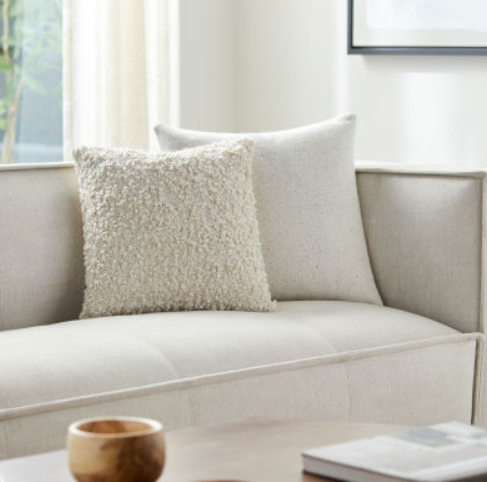 Mohave Pillow Beige 22in