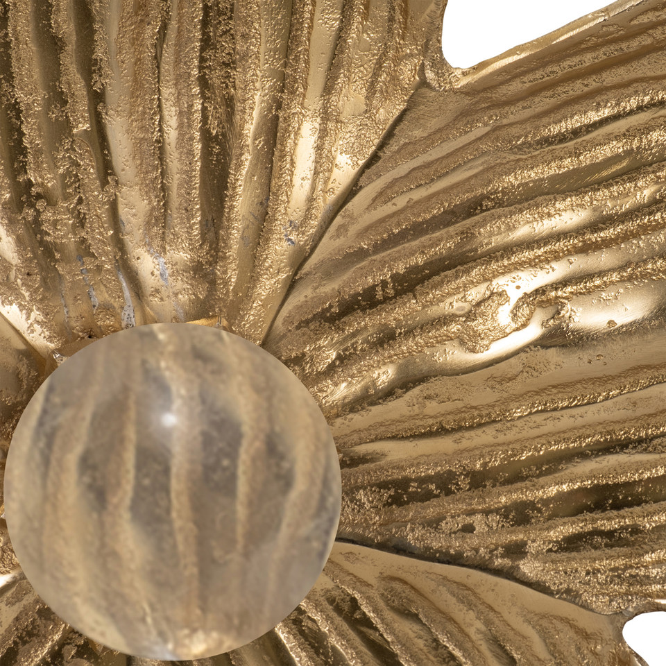Rommie Gold Wall Flowers Set of 3