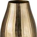 Metal Hammered Floor Vase Gold 26in