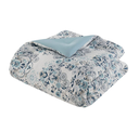 Brielle 3 Piece Floral Printed Cotton King Comforter Set