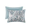 Brielle 3 Piece Floral Printed Cotton King Comforter Set