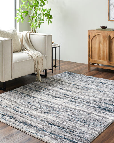 Andorra Plus Rug Blue & Grey 5x7ft