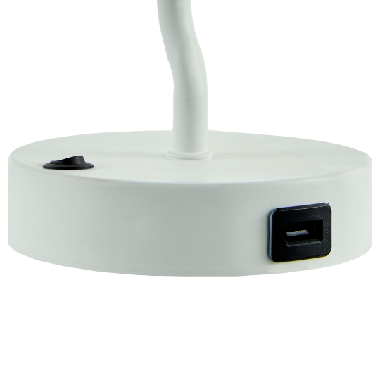 Begonia Cordless Accent Lamp White 20in