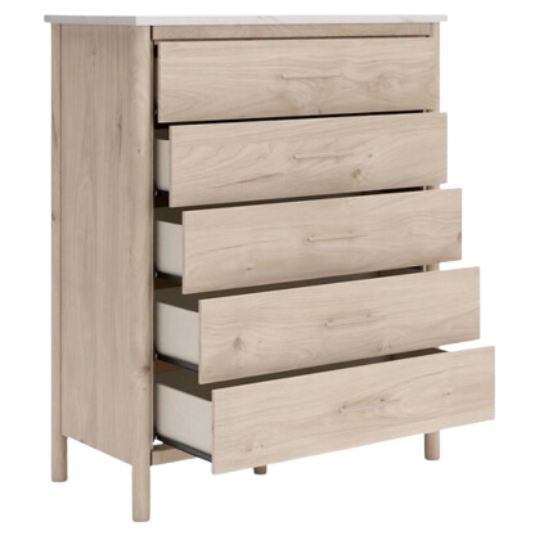 Cadmori Five Drawer Wide Chest