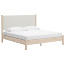 Cadmori Queen Upholstered Panel Bed