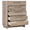 Hasbrick Five Drawer Wide Chest