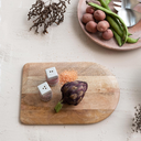 Mango Wood Arched Cutting Board Natural