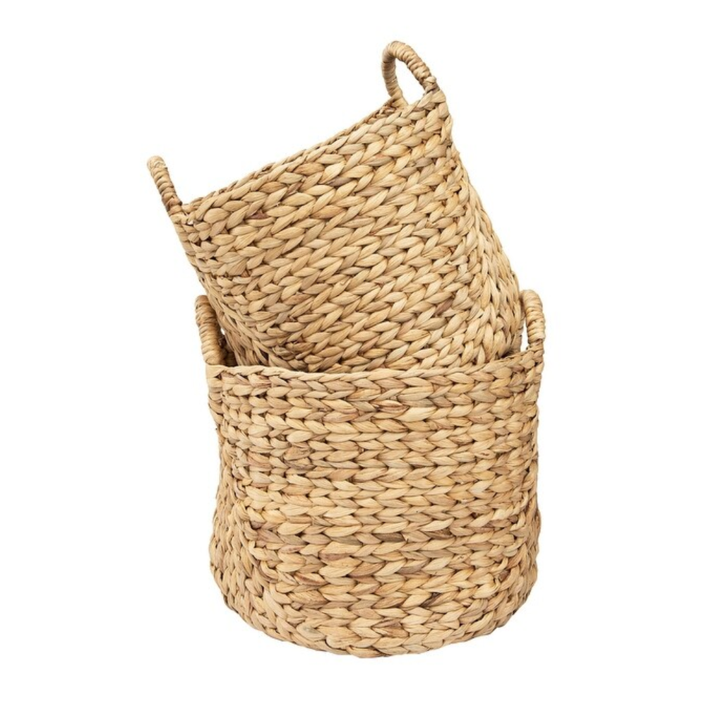 Seagrass Baskets With Handles 13in