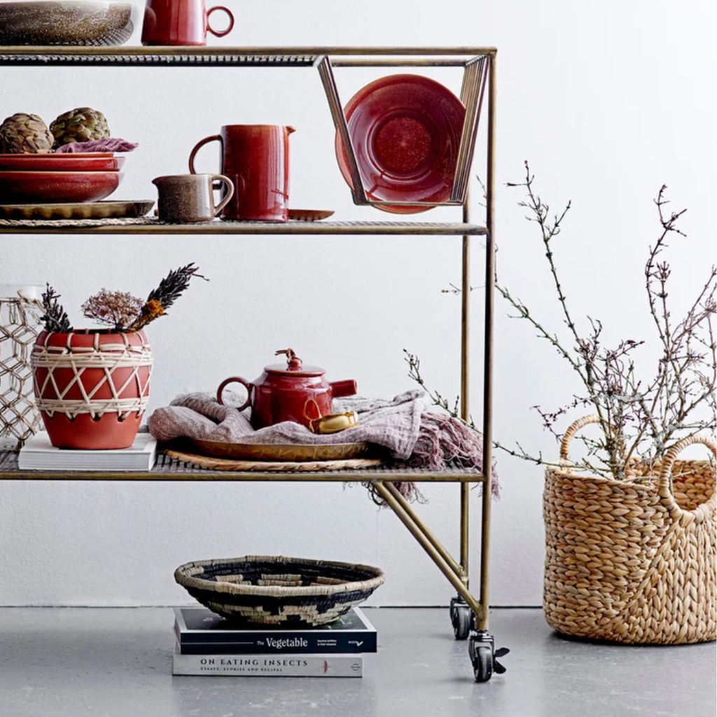 Seagrass Baskets With Handles 13in
