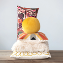Boho Embroidered Bolster 16x36in