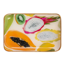 Fruit Abstract Enameled Tray Set