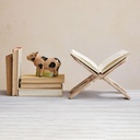 Laser Cut Wood Book Holder 