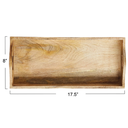 Mango Wood Tray 17.5in