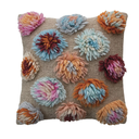 Multi Shag Circles Pillow 20in
