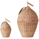 Rattan Lemon Shaped Basket 20in