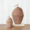 Rattan Lemon Shaped Basket 20in