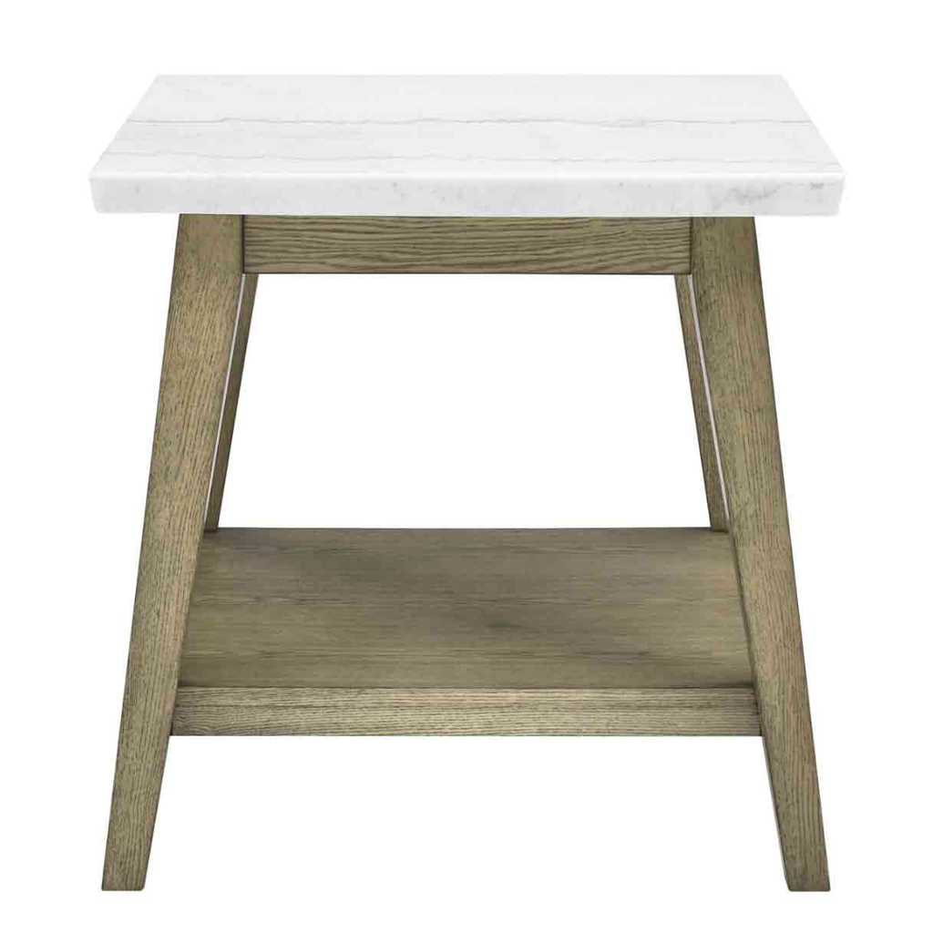 Vida Marble Top End Table