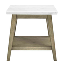 Vida Marble Top End Table