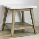 Vida Marble Top End Table