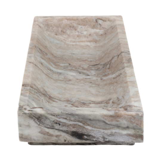 Dakota Marble Tray 16in