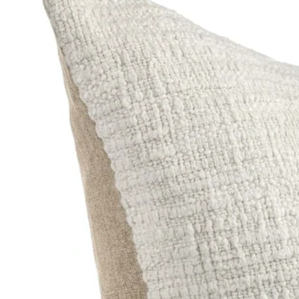 Fable Pillow Ivory 22x22in