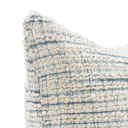 Trona Pillow Blue Ivory 22x22in