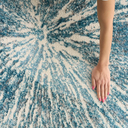 Ambiance Rug Blue Silver 8x10ft