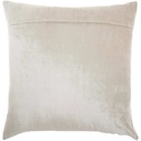 Beaded Stripe Velour Pillow Beige 20in