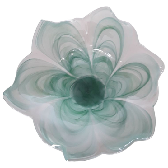 Idro Italian Glass Bowl 19in