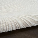 DKNY Central Park West Swirls Rug Ivory 8x10ft