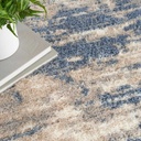 Dreamy Shag Rug Blue Grey 5x7ft