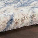 Dreamy Shag Rug Blue Grey 5x7ft