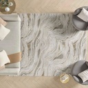 Glitz Rug Grey Gold 5x7ft