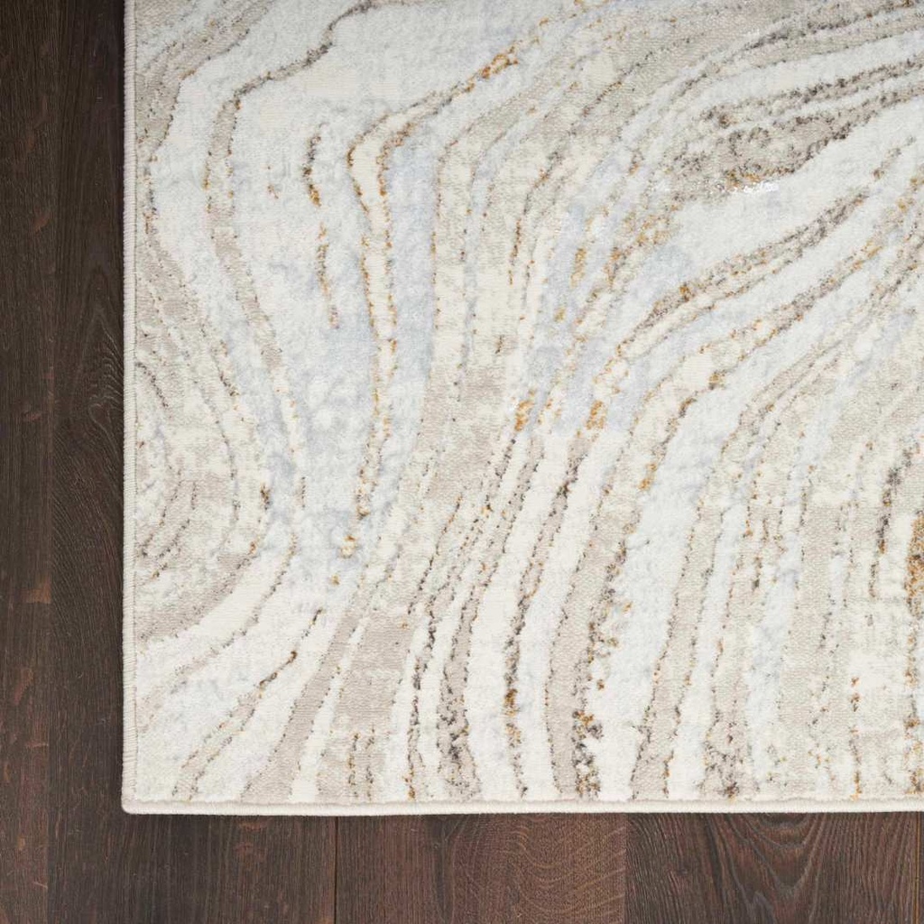 Glitz Rug Grey Gold 8x10ft
