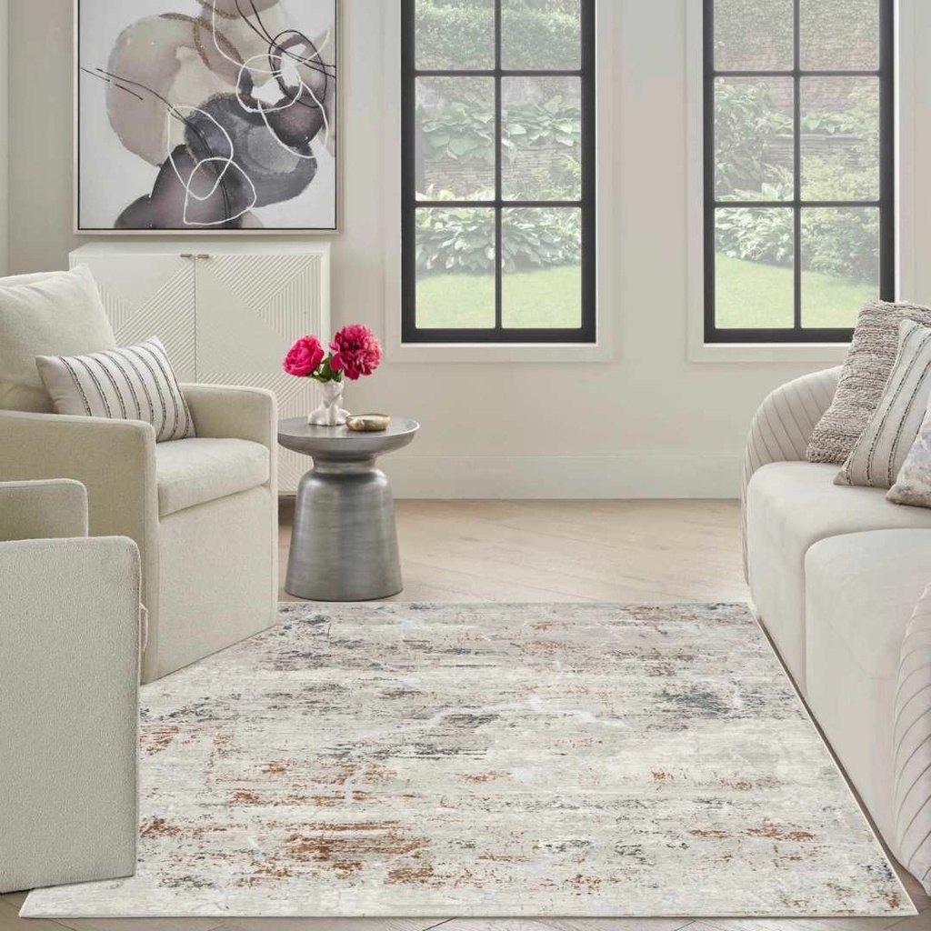 Glitz Rug Grey Multi 5x7ft