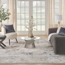 Glitz Rug Grey Multi 8x10ft
