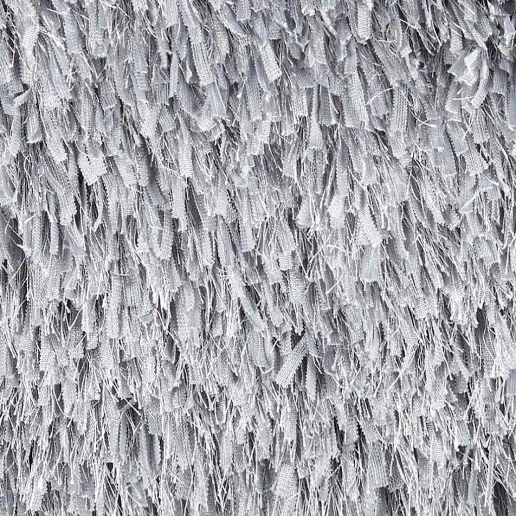 Glitz Shag Pillow Grey 20in