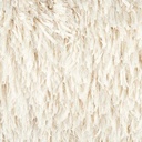 Glitz Shag Pillow Ivory 20in