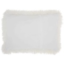 Glitz Shag Pillow Ivory 5x20in