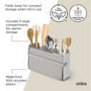 Sling Folding Dishrack White